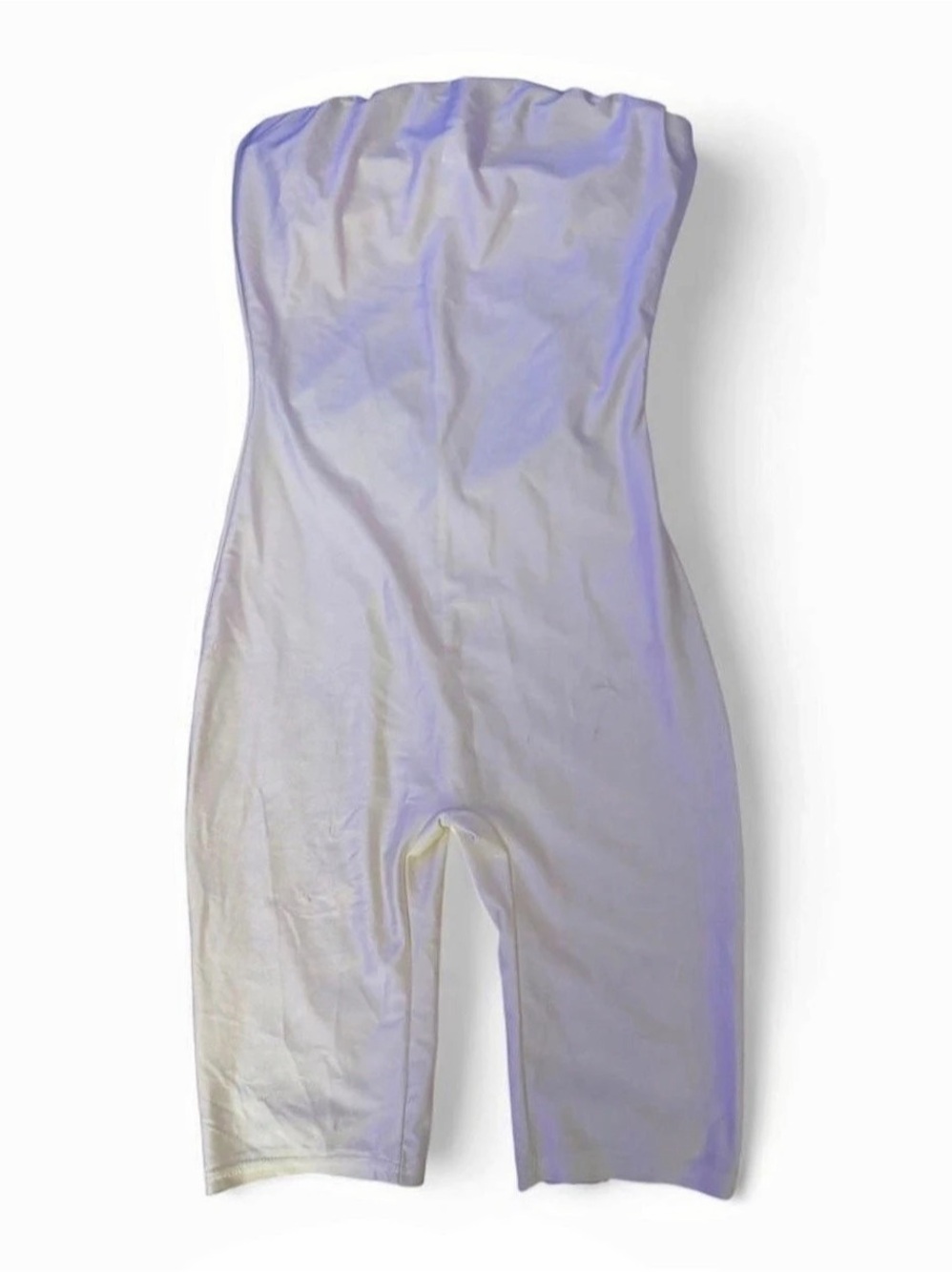 White Strapless Romper Like New
